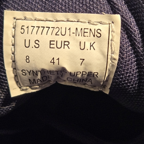 Levis Miles Preference Men’s Navy Blue / Brown Fashion Sneakers Size 8 - Picture 12 of 16